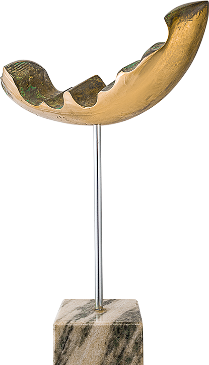 Bronze Skulptur - Butterfly andere Perspektive