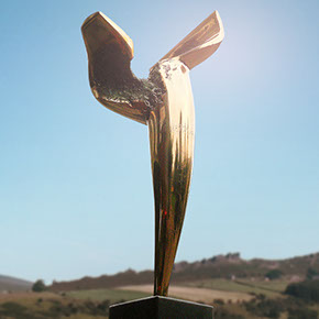 Monumentale Kunstwerk aus Bronze - Nike
